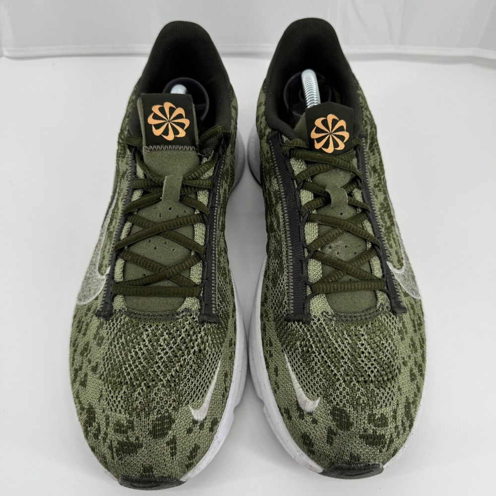 Nike SuperRep Go 3 Flyknit Training Shoes Mens 10 Olive Green Leopard DH3394-300 - Picture 5 of 14